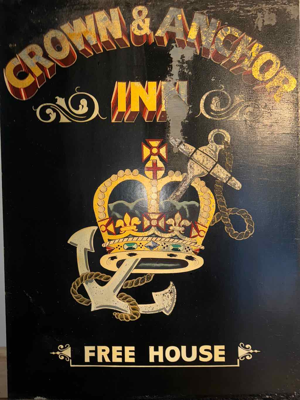 Crown and Anchor Pub Sign